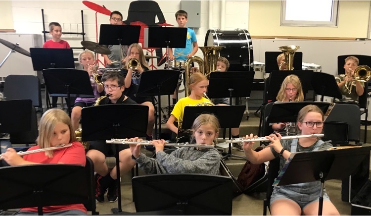 Elementary Band Students