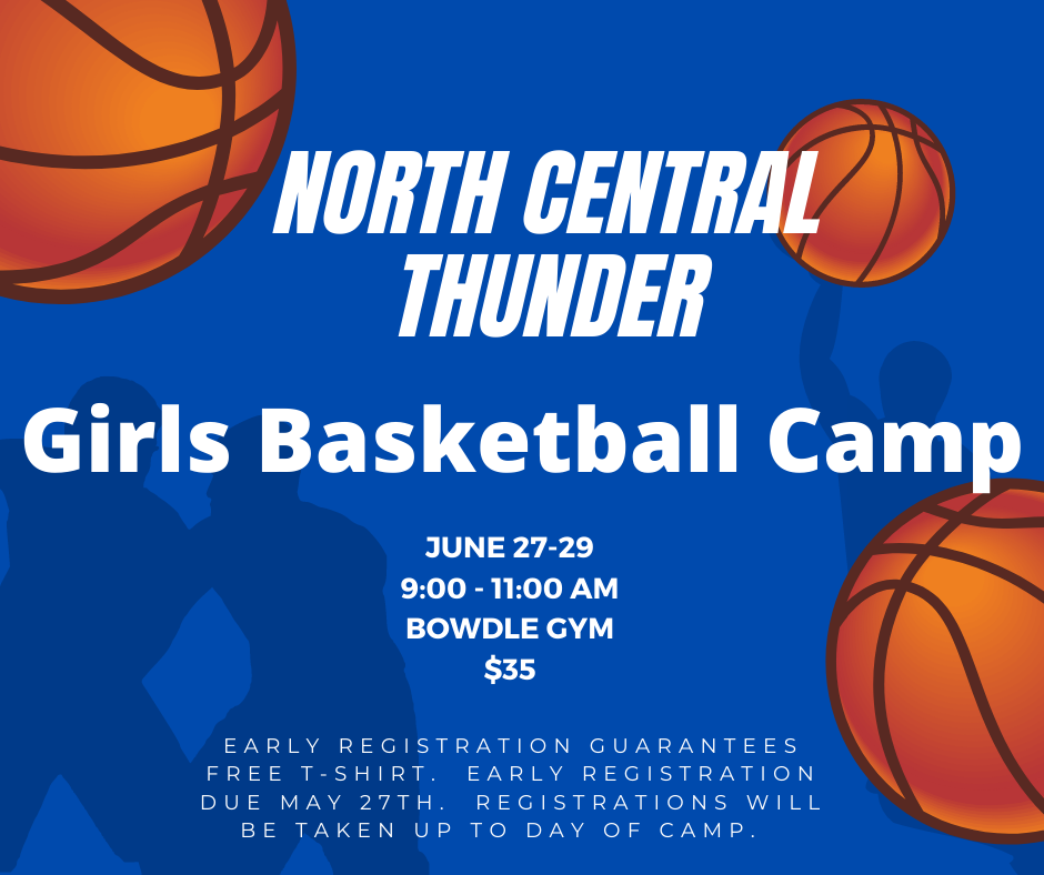 Girls Basketball Camp Flyer
