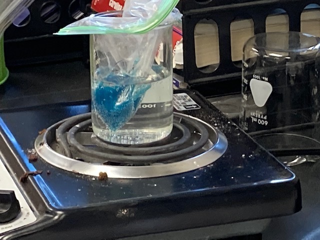 Example of one of the plastics created by the 8th grade.